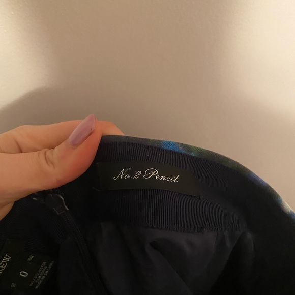 MWOT J Crew Watercolor Pencil Skirt - Picture 4 of 4